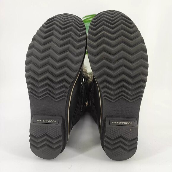Sorel Women's Tofino II Black Waterproof Faux Fur Winter Snow Boots Size 8.5 US - Picture 10 of 12